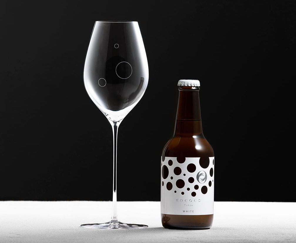 ROCOCO GLASS Introducing the ROCOCO Luxury Beer Glass,the most elegant beer glass in Japan